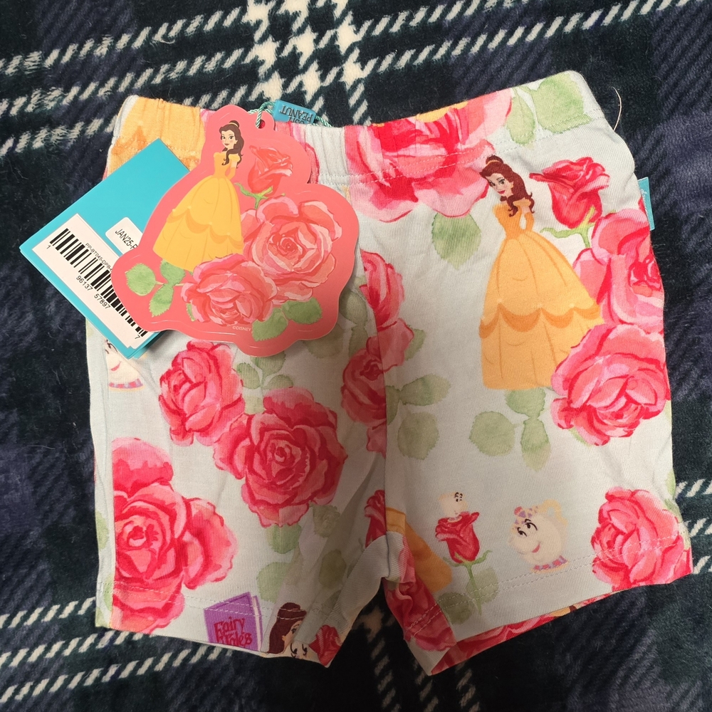 Posh Peanut Princess Floral Kids Shorts